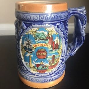 Vintage German Style Stein Mug - Boston